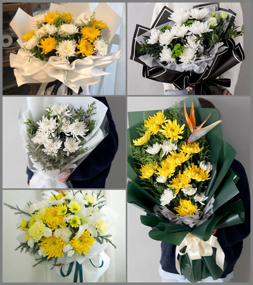 江苏南京玄武区白事花束代送